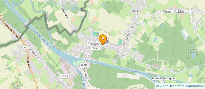 localisation de l'entreprise CONFLUENCE PHOTO SCARPE-ESCAUT  MORTAGNE-DU-NORD