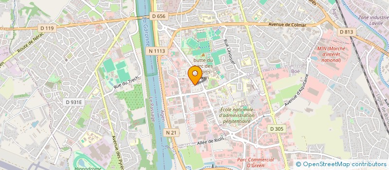 localisation de l'entreprise CONFLUENCE RAIL AVENIR 47  AGEN