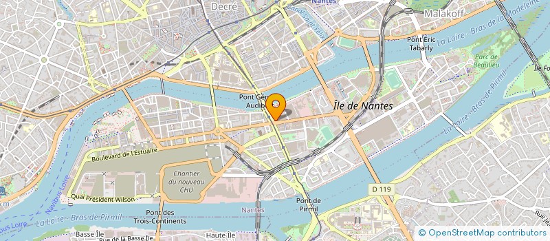 localisation de l'entreprise CONFLUENCE SOCIALE à NANTES