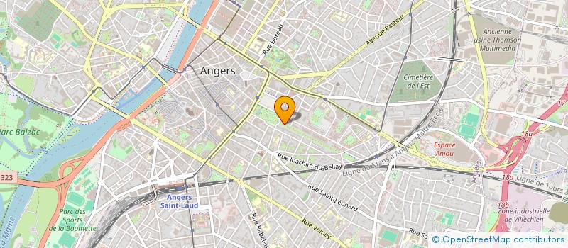 localisation de l'entreprise CONFLUENCES à ANGERS