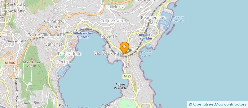 localisation de l'entreprise CONFLUENCES EURO-MEDITERRANEENNES à VILLEFRANCHE-SUR-MER