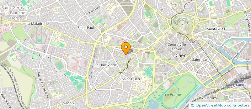 localisation de l'entreprise CONFLUENCES NORDIQUES à CAEN