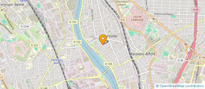 localisation de l'entreprise CONFLUENT  ALFORTVILLE