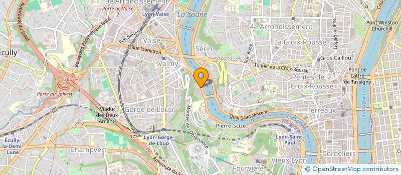 localisation de l'entreprise CONFLUENT 360  LYON