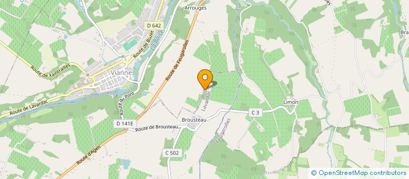 localisation de l'entreprise CONFLUENT AGRO PROCESS  LAVARDAC