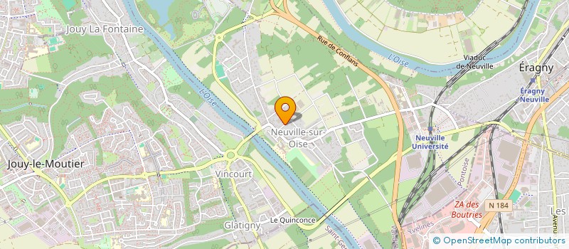 localisation de l'entreprise CONFLUENT DES ARTS  NEUVILLE-SUR-OISE