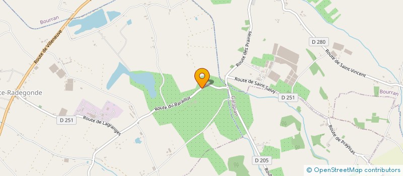 localisation de l'entreprise CONFLUENT FOOTBALL47  AIGUILLON