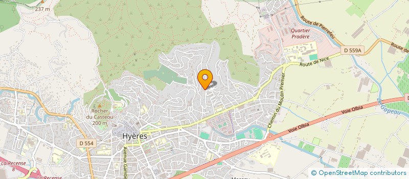 localisation de l'entreprise CONFLUENT RHONE ET DOUX à HYERES