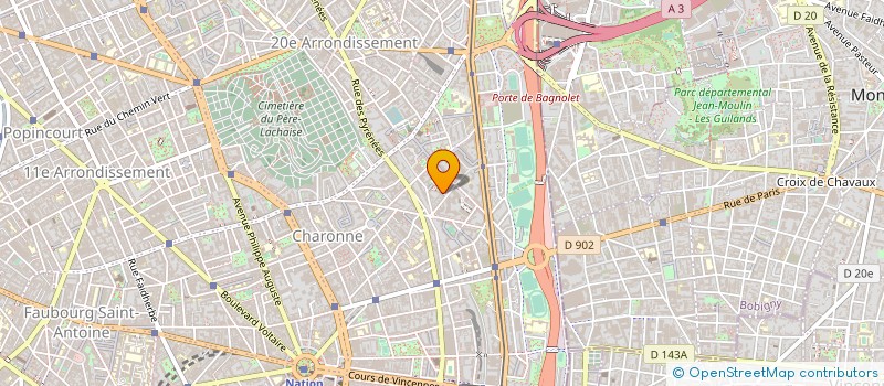 localisation de l'entreprise CONFO IMPORT EXPORT  PARIS