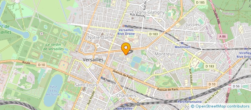 localisation de l'entreprise CONFOCLEAN à VERSAILLES