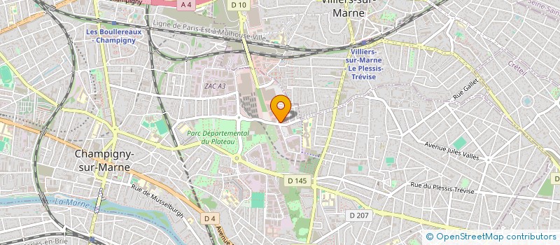 localisation de l'entreprise CONFODIS à CHAMPIGNY-SUR-MARNE