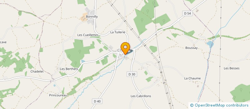 localisation de l'entreprise CONFOLANT FRERES à CHAVIN
