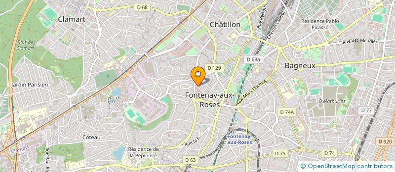 localisation de l'entreprise CONFORDECO à FONTENAY-AUX-ROSES