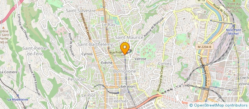 localisation de l'entreprise CONFORDOM-BIZOT à NICE