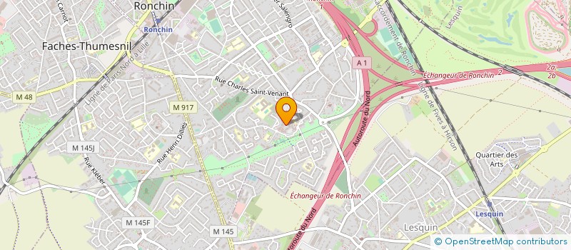 localisation de l'entreprise CONFORELEC NORD à RONCHIN