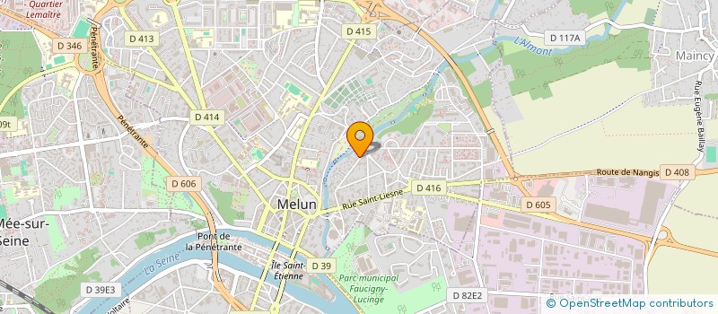 localisation de l'entreprise CONFORLEC à MELUN