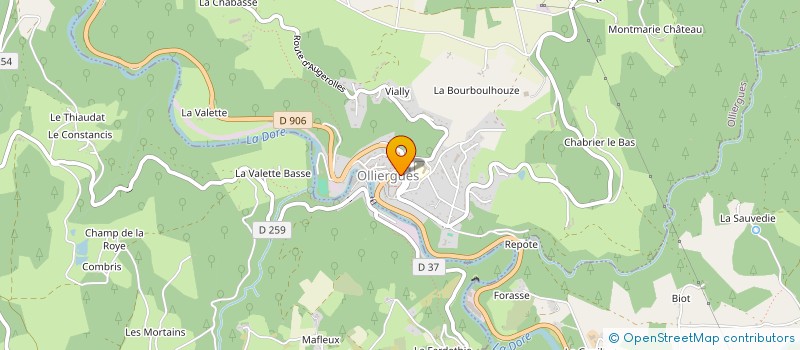 localisation de l'entreprise CONFORME & CO à OLLIERGUES