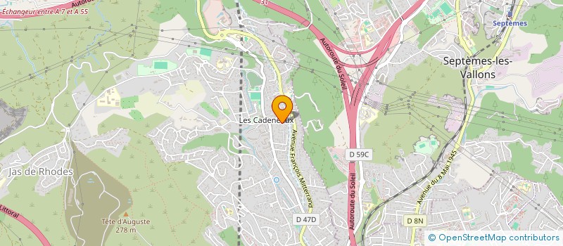 localisation de l'entreprise CONFORSUD à LES PENNES-MIRABEAU