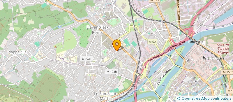 localisation de l'entreprise CONFORSUP  METZ