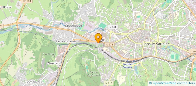 localisation de l'entreprise CONFORT 39 à MONTMOROT