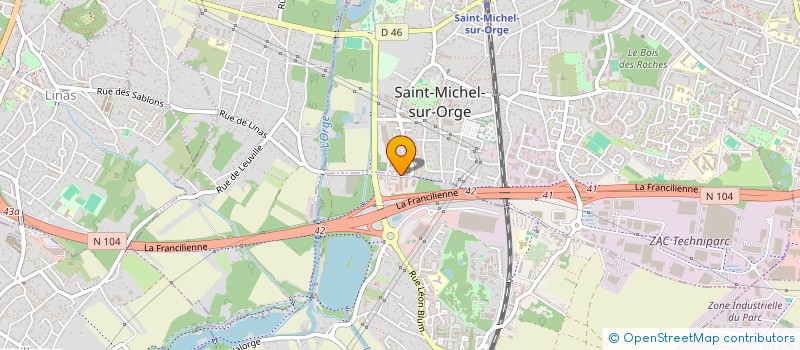 localisation de l'entreprise CONFORT 3D à BRETIGNY-SUR-ORGE
