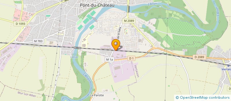 localisation de l'entreprise CONFORT 63 à PONT-DU-CHATEAU