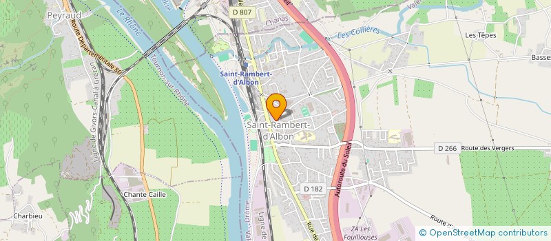 localisation de l'entreprise CONFORT  SAINT-RAMBERT-D'ALBON