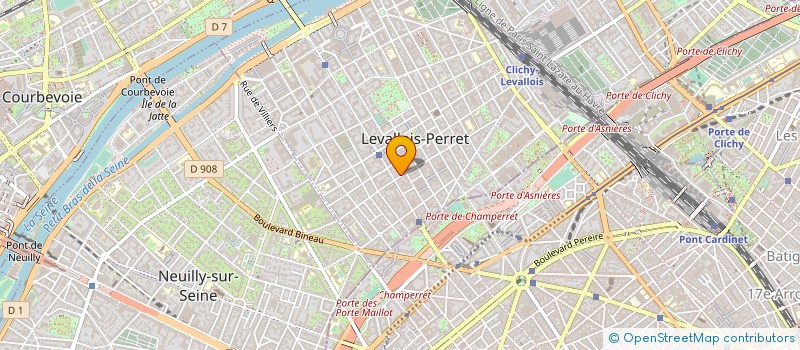 localisation de l'entreprise CONFORT ACCESS à LEVALLOIS-PERRET