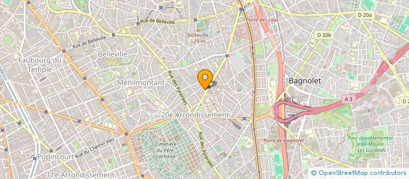 localisation de l'entreprise CONFORT ACCOMPAGNEMENT VIE A DOMICILE à PARIS