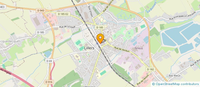 localisation de l'entreprise CONFORT AMBULANCES  LILLERS