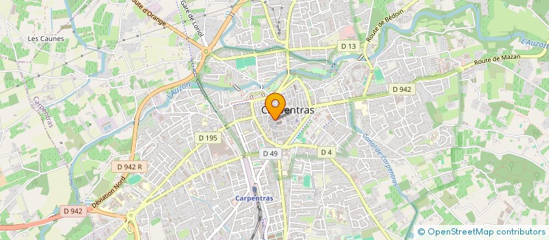 localisation de l'entreprise CONFORT BABY  CARPENTRAS