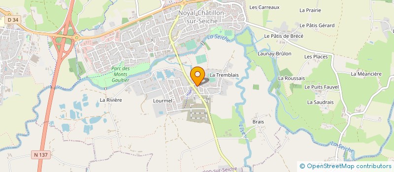 localisation de l'entreprise CONFORT BAT à NOYAL-CHATILLON-SUR-SEICHE