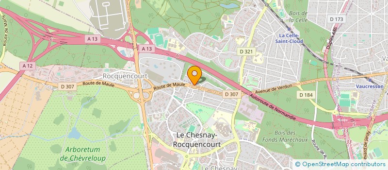 localisation de l'entreprise CONFORT BATI RENOV  LA CELLE-SAINT-CLOUD