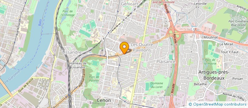 localisation de l'entreprise CONFORT BATIMENT à CENON