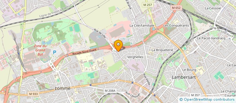 localisation de l'entreprise CONFORT BIEN-ETRE ET SECURITE à LAMBERSART