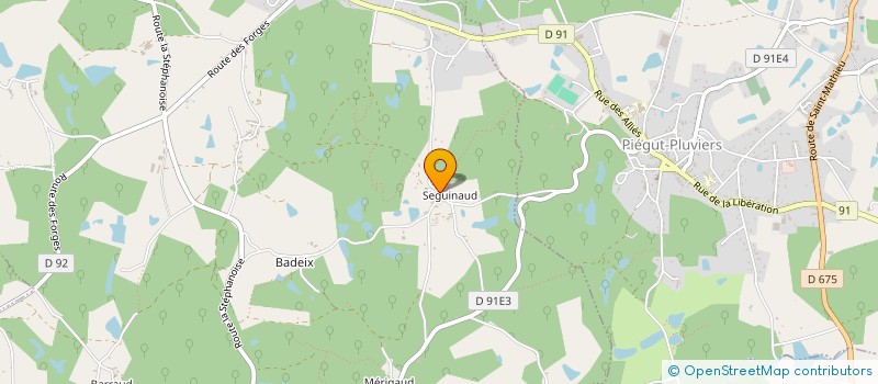 localisation de l'entreprise CONFORT CHAUFFAGE à PIEGUT-PLUVIERS
