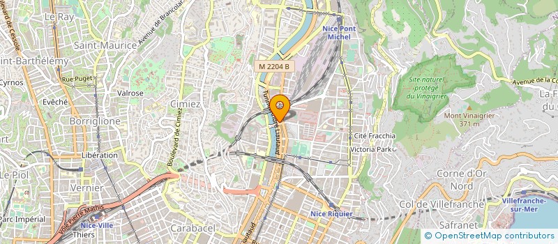 localisation de l'entreprise CONFORT CHAUFFAGE CLIMATISATION à NICE