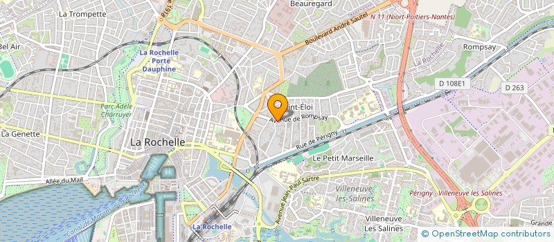 localisation de l'entreprise CONFORT CLIMATISATION CHAUFFAGE PLOMB à LA ROCHELLE