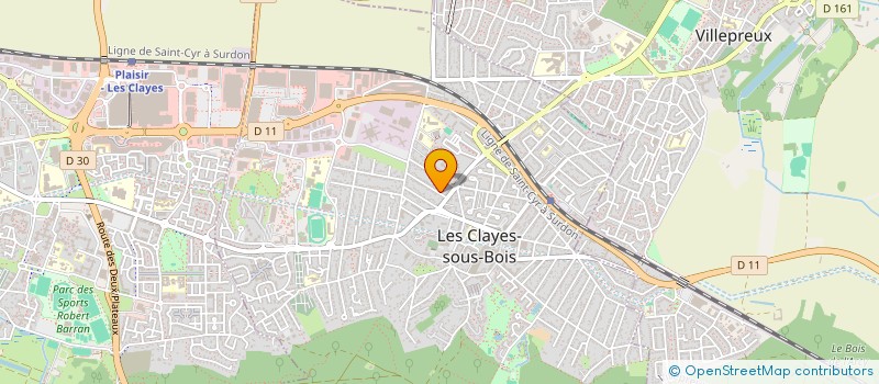 localisation de l'entreprise CONFORT CREATION à LES CLAYES-SOUS-BOIS