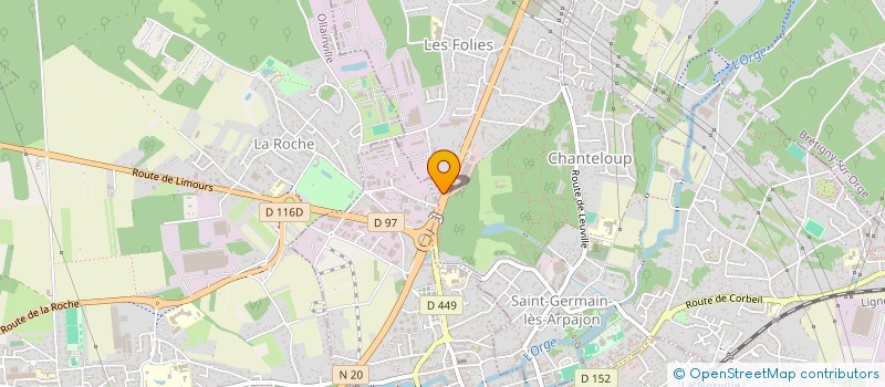 localisation de l'entreprise CONFORT CUISINES à SAINT-GERMAIN-LES-ARPAJON