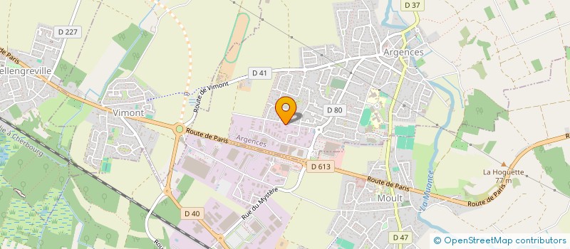 localisation de l'entreprise CONFORT DE FLAMME  ARGENCES