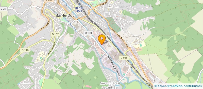 localisation de l'entreprise CONFORT DE L'HABITAT FRANCAIS à BAR-LE-DUC