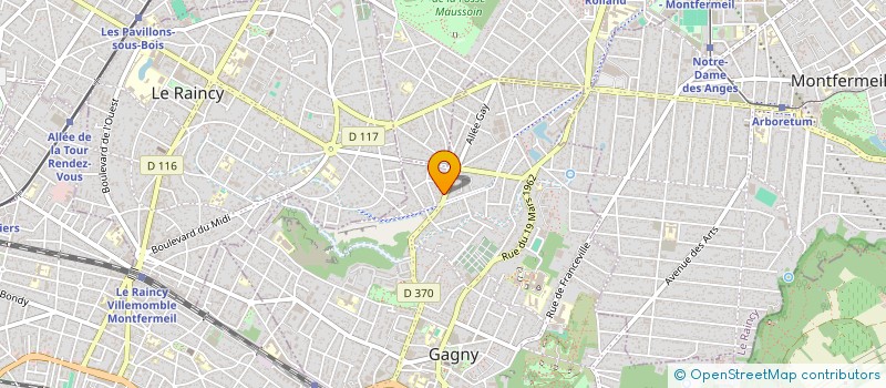localisation de l'entreprise CONFORT DE TOUS à GAGNY