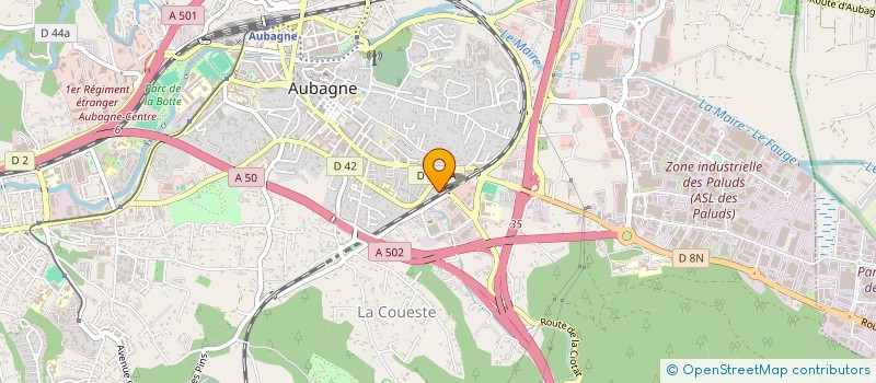 localisation de l'entreprise CONFORT DIFFUSION à AUBAGNE