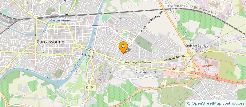 localisation de l'entreprise CONFORT DIFFUSION AUDOIS à CARCASSONNE