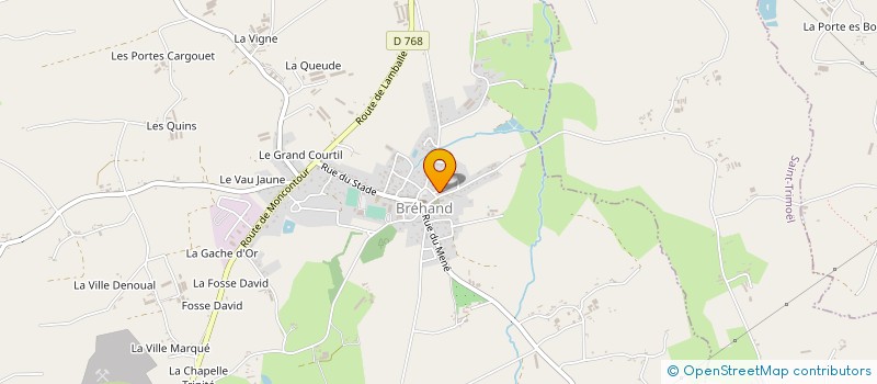 localisation de l'entreprise CONFORT DU MENE ETABLISSEMENTS LEROUX à BREHAND