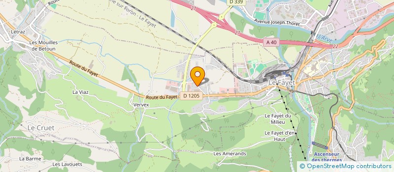 localisation de l'entreprise CONFORT DU MONT BLANC à DOMANCY
