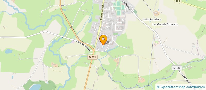 localisation de l'entreprise CONFORT ECON ' HOME à COSSE-LE-VIVIEN
