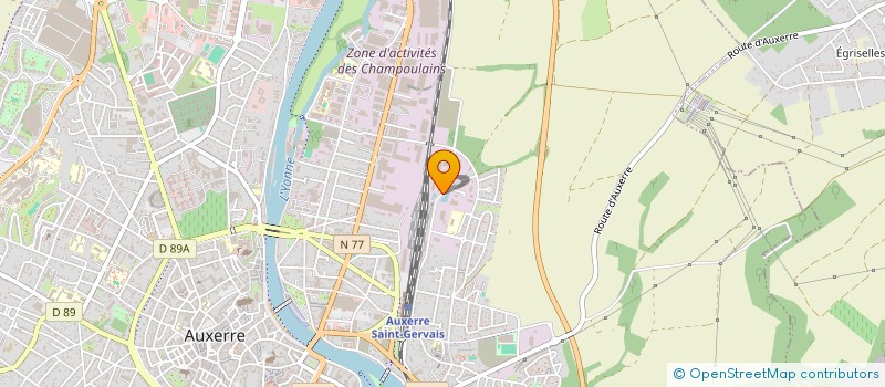 localisation de l'entreprise CONFORT'ELEC à AUXERRE