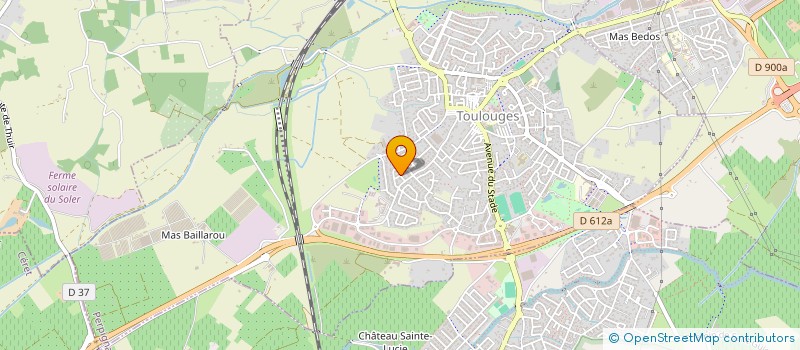 localisation de l'entreprise CONFORT ELEC 66 à TOULOUGES
